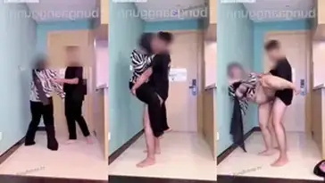 Ibu-Ibu Jilbab STW di Booking Brondong Muda